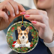 Custom Photo If Love Could Saved You Pet Lover - Personalized Circle Glass Ornament