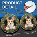 Custom Photo If Love Could Saved You Pet Lover - Personalized Circle Glass Ornament