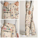 Gift For Grandma - Custom Photo This Nana Belongs To Grandkids - Personalized Pajama Pants
