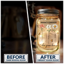 Gift For Grandma,Gift For Mother,Gift For Women,Gift For Yourself,Love - Grandma's Garden Birth Flower - Personalized Mason Jar Light