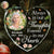Christmas,Custom Photo,Memorial,Family,Sad - Custom Photo Always In Our Thoughts Forever In Our Hearts - Personalized Heart Shaped Glass Ornament