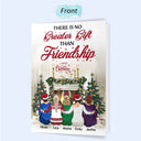 Best Friends There Is No Greater Gift Than Friendship - Christmas Gift For BFF - Personalized Custom Folded Greeting Card