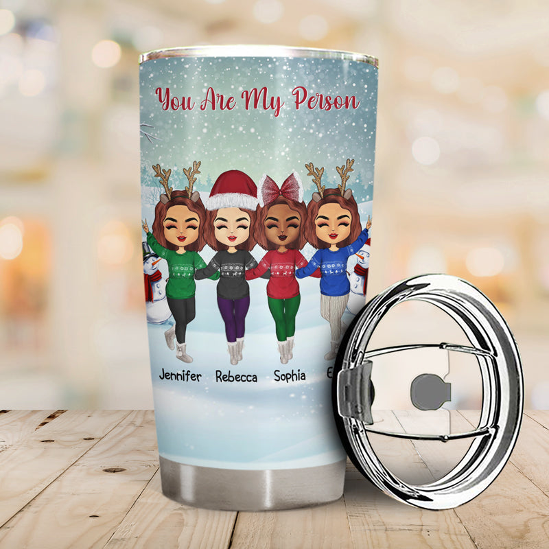 Work Made Us Colleagues - Christmas Gift For Co-worker - Personalized Custom Tumbler