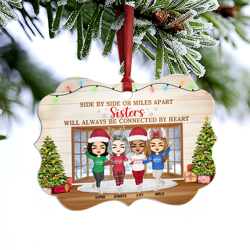 Best Friends There Is No Greater Gift Than Friendship  - Christmas Gift For BFF And Sibling - Personalized Custom Aluminum Ornament