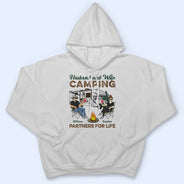 Partenaires de camping pour la vie - Couple de camping - T-shirt personnalisé