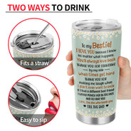 Best Friends Besties Forever - Gift For BFF And Colleagues - Personalized Custom Tumbler