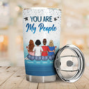May Not Be My Sister By Blood But She's My Sister By Heart Best Friends - Bestie BFF Gift - Personalized Custom Tumbler