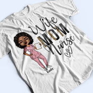 T-shirt personnalisé pour femme, maman, infirmière, cadeau pour maman