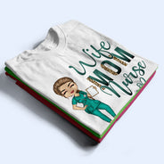 T-shirt personnalisé pour femme, maman, infirmière, cadeau pour maman