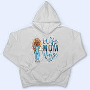 T-shirt personnalisé pour femme, maman, infirmière, cadeau pour maman