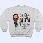 T-shirt personnalisé pour femme, maman, infirmière, cadeau pour maman