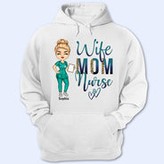 T-shirt personnalisé pour femme, maman, infirmière, cadeau pour maman