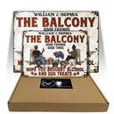 Hope You Brought Alcohol And Dog Treats Couple Husband Wife Dog Lovers - Backyard Sign - Personalized Custom Classic Metal Signs