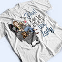 Yes I'm The Crazy Dog Lady - Gift For Dog Mom - Personalized Custom T Shirt