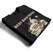 Meilleur papa de baseball de tous les temps - Cadeau pour papa - T-shirt personnalisé
