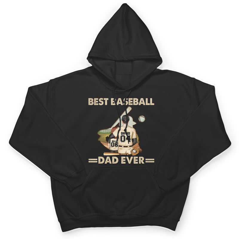 Meilleur papa de baseball de tous les temps - Cadeau pour papa - T-shirt personnalisé