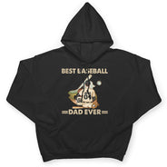Meilleur papa de baseball de tous les temps - Cadeau pour papa - T-shirt personnalisé