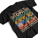 On m'appelle grand-père parce que je suis complice - Cadeau pour papa, grand-père - T-shirt personnalisé