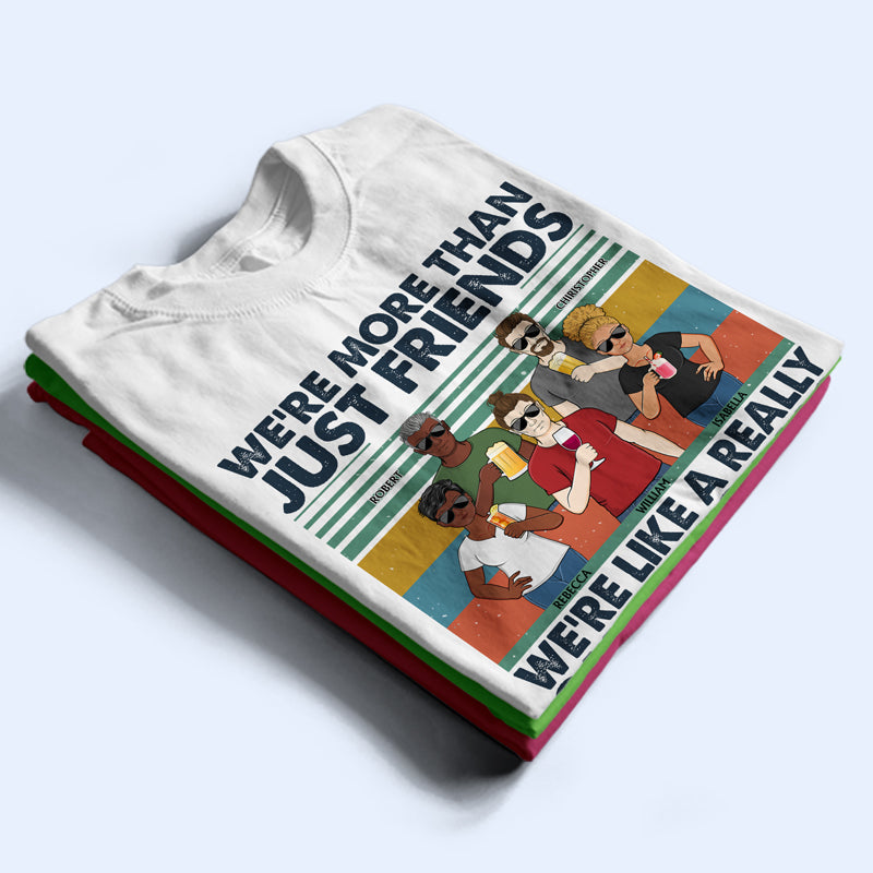 Nous sommes comme une très petite amitié de gang - Cadeau Bestie BFF - T-shirt personnalisé