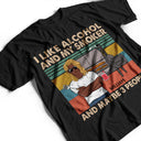 I Like Alcohol And My Smoker And Maybe 3 People Husband Dad Grandpa - Funny Grilling Gift For Men - Personalized Custom T Shirt