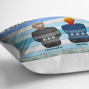 Family Where Life Begins And Love Never Ends - Memorial Gift - Christmas Gift - Personalized Custom Pillow