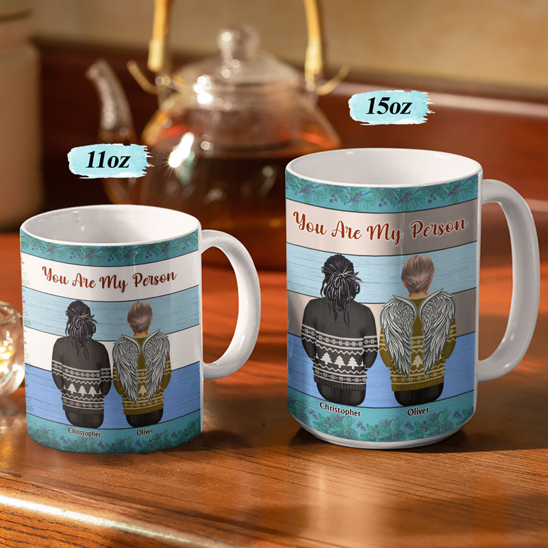 Family Side By Side Or Miles Apart Brothers And Sisters - Christmas Gift For Siblings - Personalized Custom White Edge-to-Edge Mug