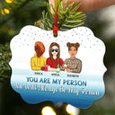 Chance Made Us Colleagues But The Fun - Christmas Gift For Co-worker And Best Friends - Personalized Custom Aluminum Ornament