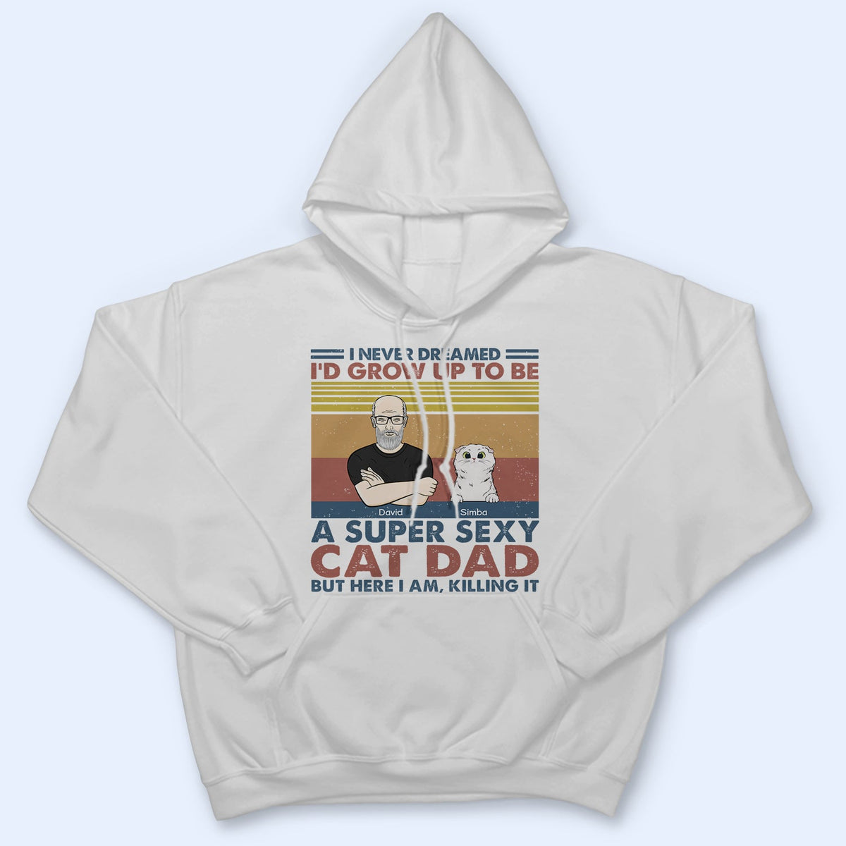 Je serais un papa chat super sexy en grandissant - Cadeau pour les amoureux des chats - T-shirt personnalisé