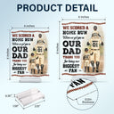 I Scored A Home Run - Birthday, Loving Gift For Baseball Fan, Dad, Father - Personalized Custom Vertical Rectangle Acrylic Plaque