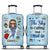 The Sky Is Calling And I Must Go - Birthday Gift For Him, Her, Travel, Vacation Lovers - Personalized Custom Luggage Cover