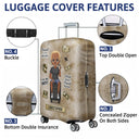 Et ainsi l'aventure commence - Cadeau d'anniversaire pour lui, elle, enfant, famille, voyage, amoureux des vacances - Housse de bagage personnalisée