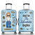 And So The Adventure Begins - Birthday Gift For Him, Her, Kid, Family, Travel, Vacation Lovers - Personalized Custom Luggage Cover