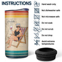 The Legend Has Retired Not My Problem Anymore Vintage - Retirement Gift - Personalized Custom 4 In 1 Can Cooler Tumbler