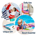 Kid Float Pool Party - Pool, Swimming, Summer, Vacation, Funny Gift For Kids - Personalized Beach Towel