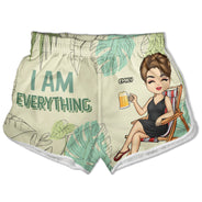 J'ai tout ce dont j'ai besoin - Cadeau pour couples, mari, femme, petit ami, petite amie - Short de plage personnalisé pour couple