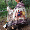 You Are My Sunshine I Love You To The Moon And Back Mother Daughter Parents - Family Gift - Personalized Fleece Blanket