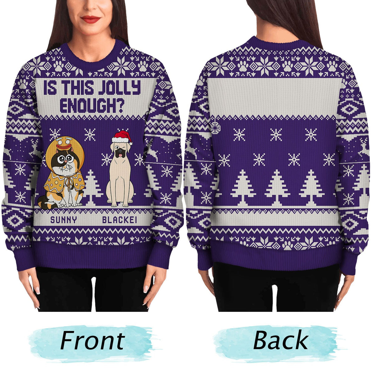 Is This Jolly Enough - Christmas Gift For Dog, Cat, Pet Lovers - Perso ...