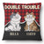 Double Trouble - Gift For Cat Lovers - Personalized Pillow