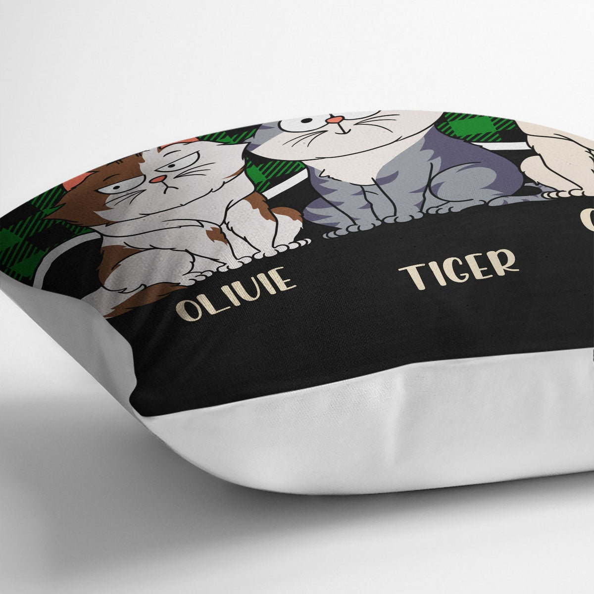 Double Trouble - Gift For Cat Lovers - Personalized Pillow - Wander Prints™