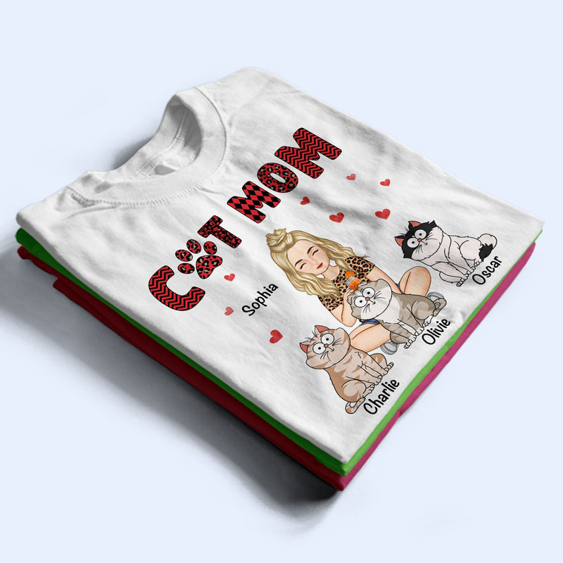 Just A Girl Who Love Cats - Gift For Cat Lovers - Personalized Sweatshirt