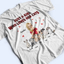 Just A Girl Who Love Cats - Gift For Cat Lovers - Personalized Sweatshirt