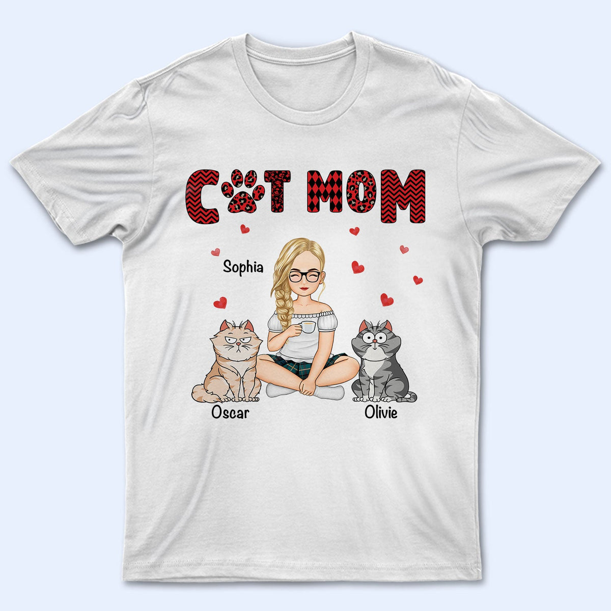 Just A Girl Who Love Cats - Gift For Cat Lovers - Personalized Sweatshirt