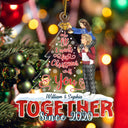 All I Want For Christmas Is You - Gift For Couples - Personalized Cutout Acrylic Ornament