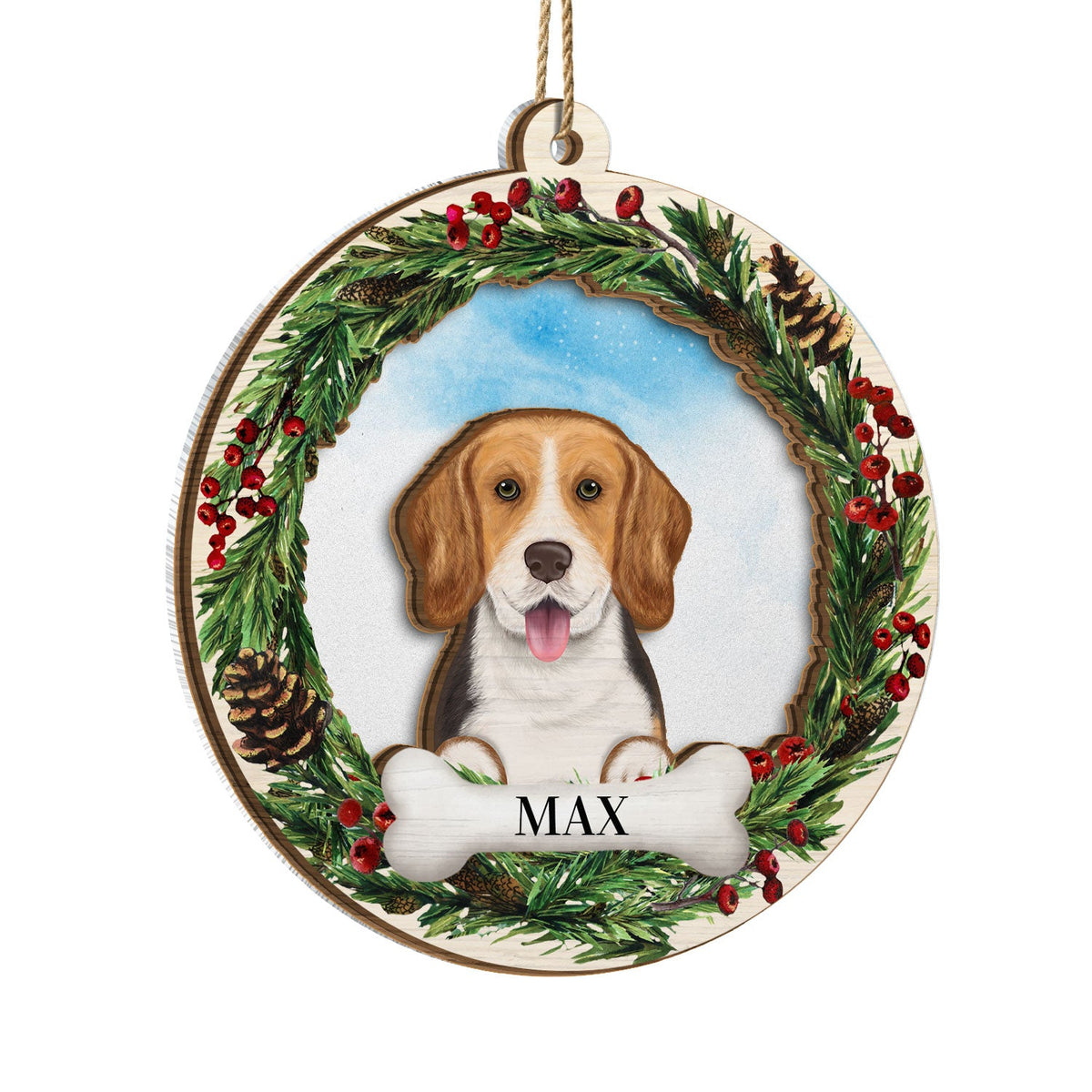 Lovely Dogs Cats - Christmas Memorial Gift For Pet Lovers - Personalized Suncatcher Ornament