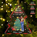 Our First Christmas Together Married - Gift For Couples - Personalized Custom Shaped Acrylic Ornament