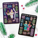 10 Reasons Why You Are My Bestie - Holiday, Birthday, Loving Gift For Friends, Colleagues - Personalized Wooden Card With Pop Out Ornament