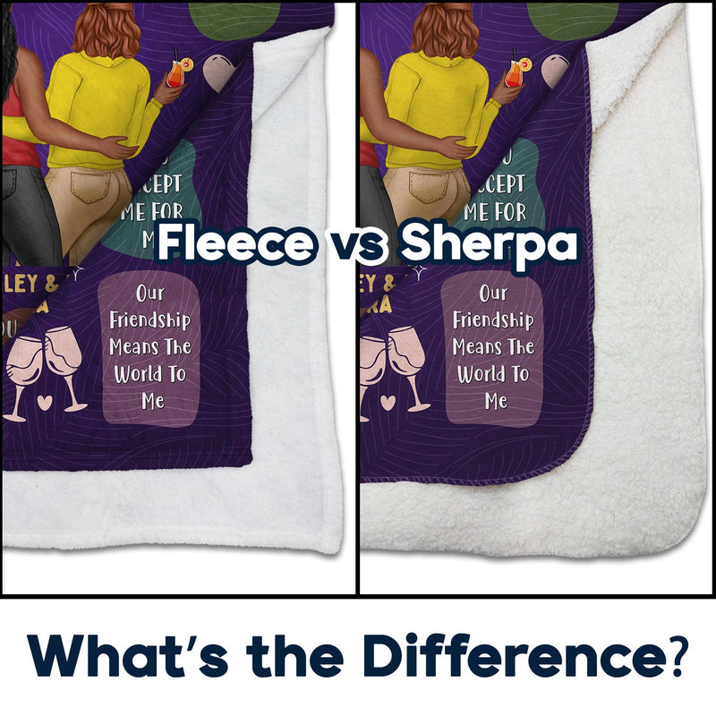 Raisons pour lesquelles tu es mon meilleur ami - Cadeau de vacances, d'anniversaire, d'amour pour amis, collègues - Couverture polaire personnalisée