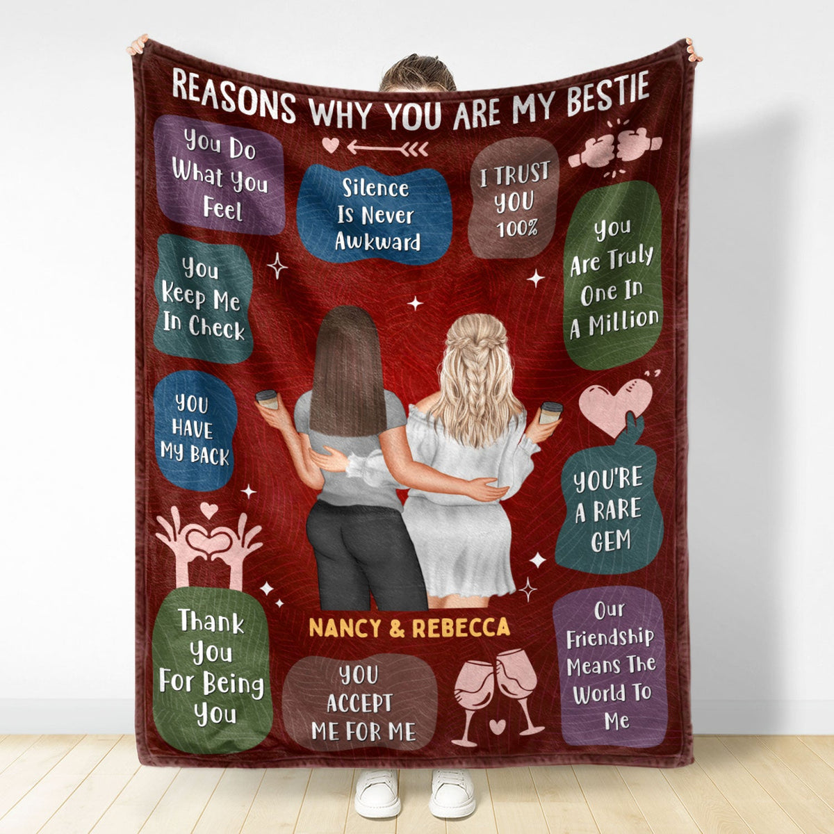 Reasons Why You Are My Bestie - Holiday, Birthday, Loving Gift For Fri ...