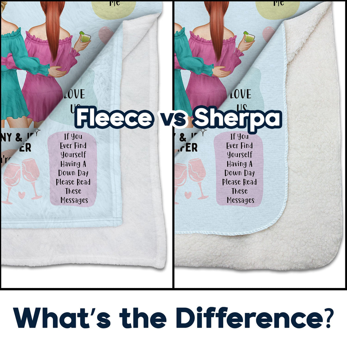 Reasons Why You Are My Bestie Version 2 - Holiday, Birthday, Loving Gift For Friends, Colleagues - Personalized Fleece Blanket