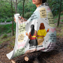 Reasons Why You Are My Bestie Version 2 - Holiday, Birthday, Loving Gift For Friends, Colleagues - Personalized Fleece Blanket